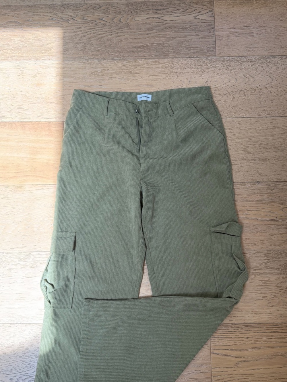 superdown Olive Corduroy Cargo Pants